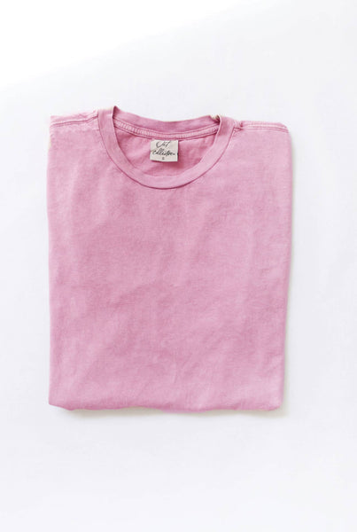 OAT COLLECTIVE - Basic Blank Mineral Washed Graphic Tee