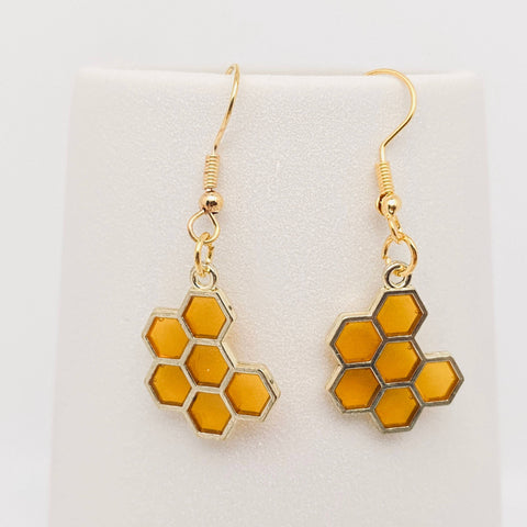 Mio Queena - Honeycomb Earrings