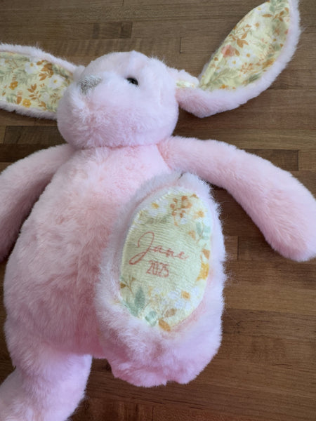 Personalized Printed Easter Bunny- Pink