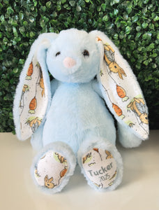 Personalized Printed Easter Bunny- Blue