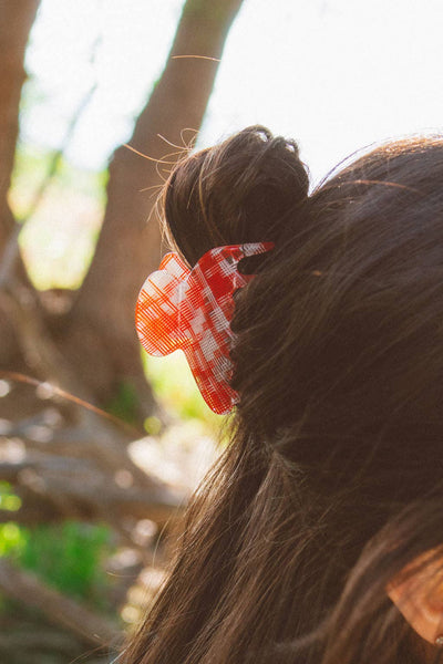 Shop Andi - Cardinal Gingham Claw Clip
