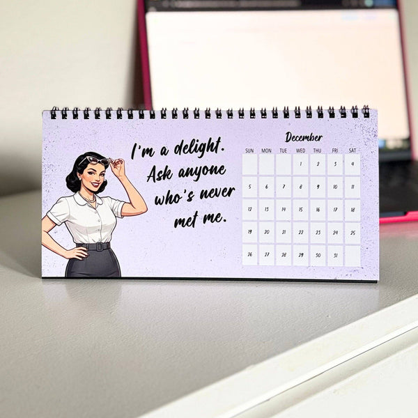 Corporate Snark - 2027 I Wish Being a Bitch Paid The Bills Calendar
