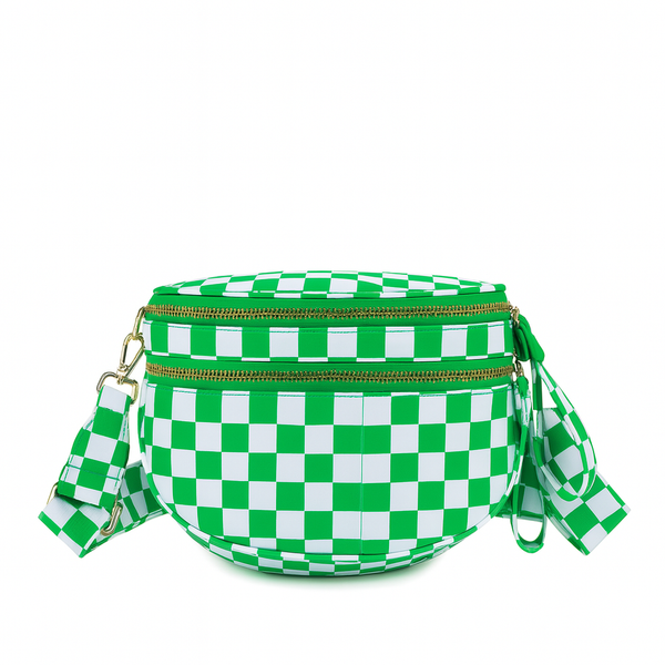 Paulina Nylon Waterproof Multi-Compartment 10" Crossbody Bag