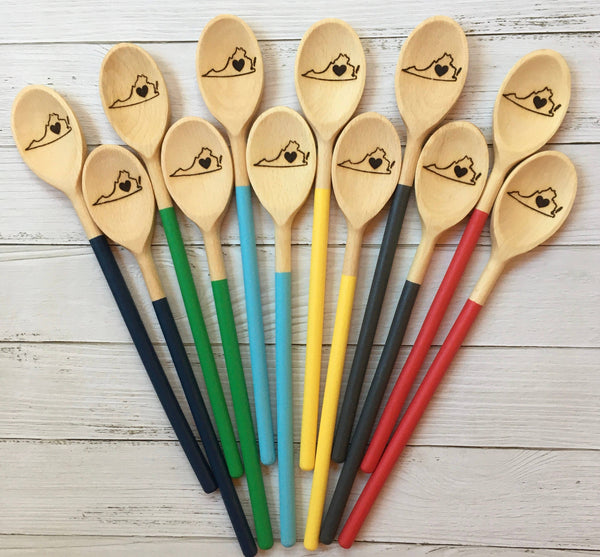 Embellish by Sandra - State Wooden Spoons