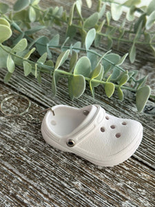 Harris Girls & Co. - Little Lyle Shoe Keychain "White"