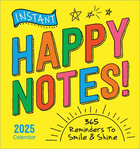 Sourcebooks - 2025 Instant Happy Notes Boxed Calendar