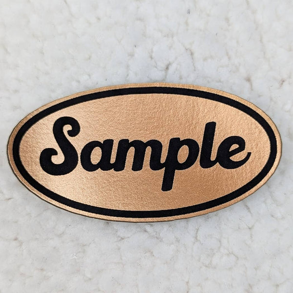 Trendy Transfers - That Sounds Like My Husbands Problem FAUX Leather Patch