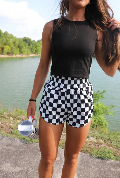 The Front Porch Label - Checkerboard Shorts