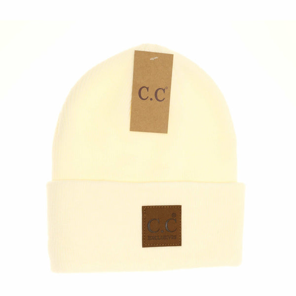 C.C Beanie - Unisex Classic Oversized Logo CC Beanie HTM1