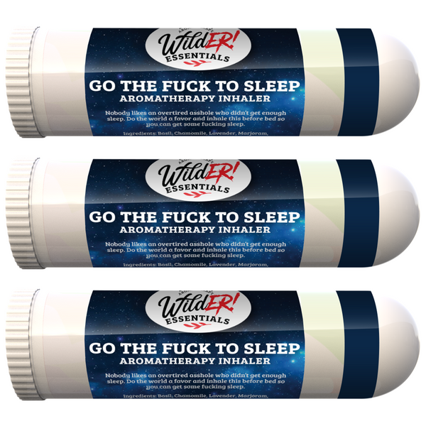 Wild Essentials - Go The Fuck To Sleep Aromatherapy Inhalers, essential oils