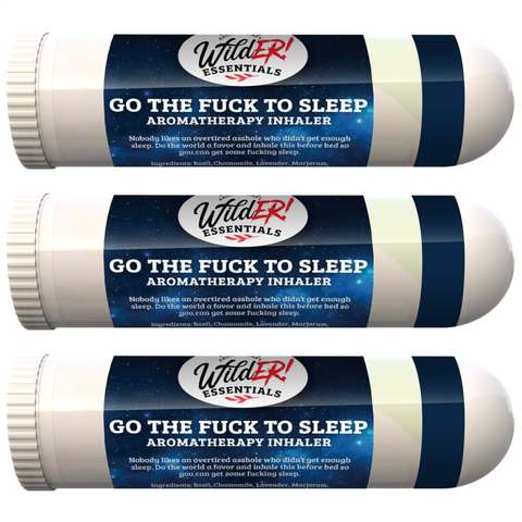 Wild Essentials - Go The Fuck To Sleep Aromatherapy Inhalers, essential oils