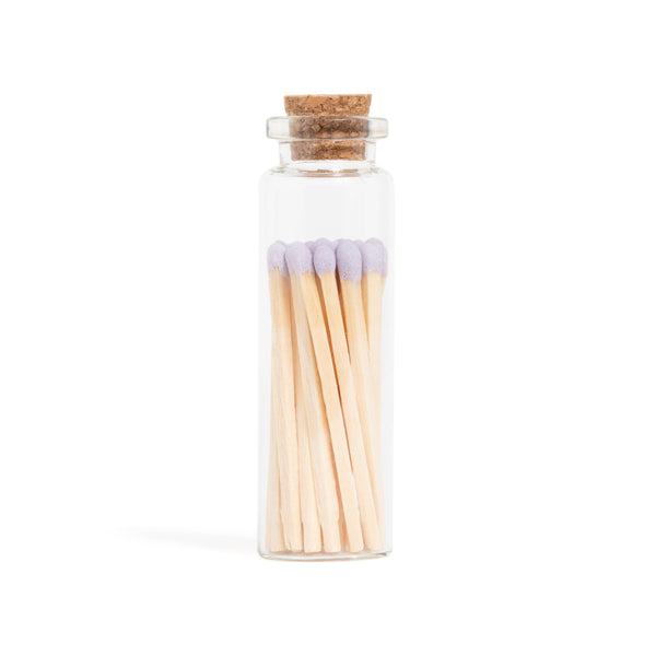 Enlighten the Occasion - Lavender Matches in Small Corked Vial