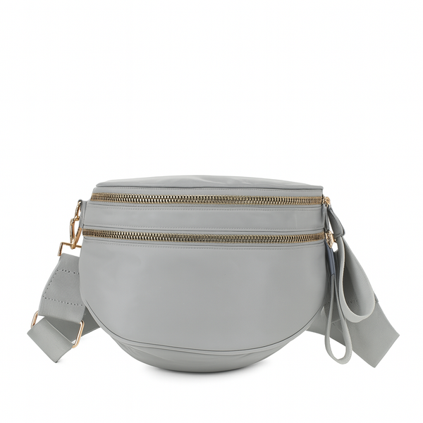 Paulina Nylon Waterproof Multi-Compartment 10" Crossbody Bag