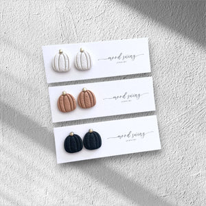 Mood Swing Jewelry - Pumpkin Patch Collection | Polymer Clay Studs