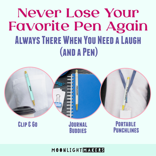Moonlight Makers - You've Got This - Encouraging Pen Set - Gift, Girl Boss