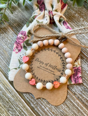 Drops of Wellness Goods - The Scarlett, Diffuser Bracelet, Aromatherapy Jewelry, Boho