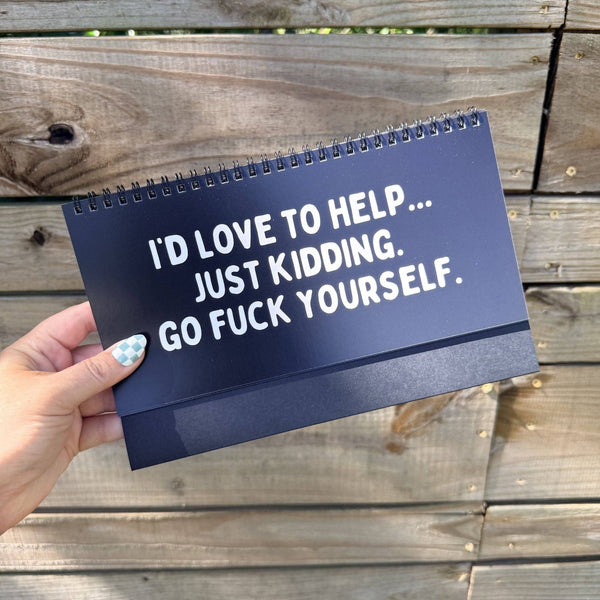Corporate Snark - Zero F*cks Given Work Mood Desk Flip Sign