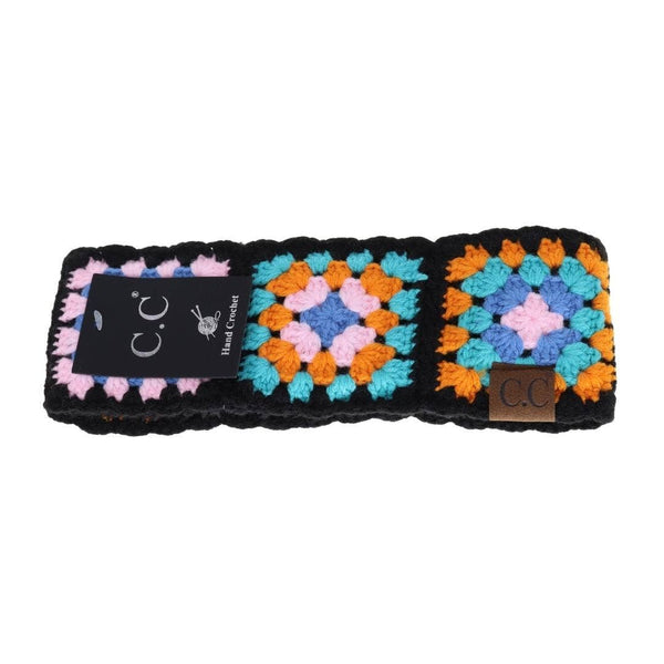 C.C Beanie - Fuzzy Lined Multi-Color Crochet Fashion Headband for Women