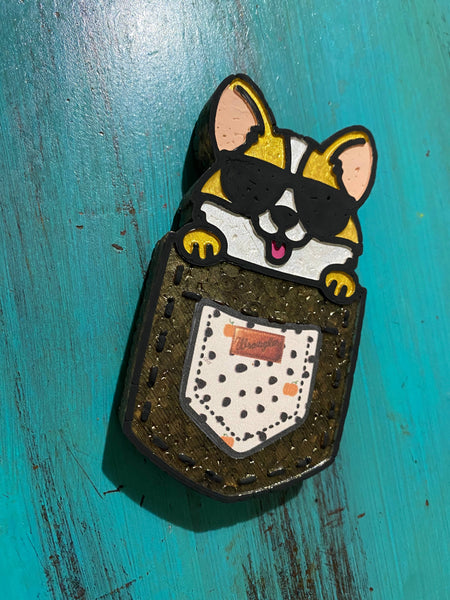 South Texas Siren - Corgi in a Pocket Freshie