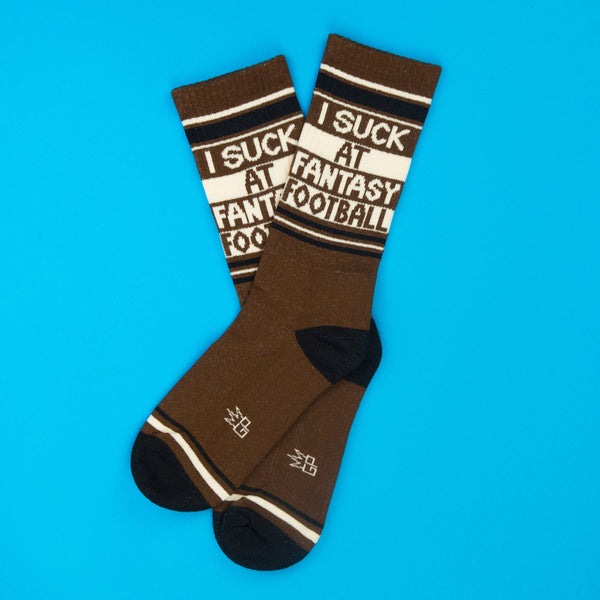Gumball Poodle - I Suck At Fantasy Football Gym Crew Socks