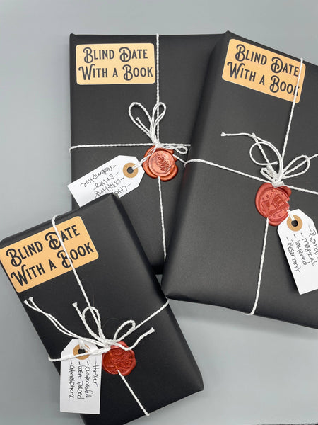 I Love Books and Bows - Blind Date With a Book  - ALL BLACK