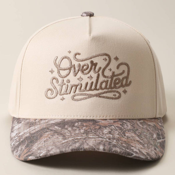Fashion City - Over Stimulated Embroidered Two-Tone Trucker Hat