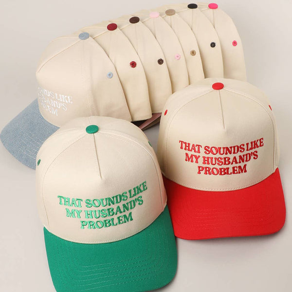 Fashion City - THAT SOUNDS LIKE..Embroidered Two-Tone Trucker Hat