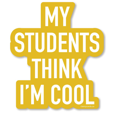 Classy Cards Creative - Students Thinks Sticker