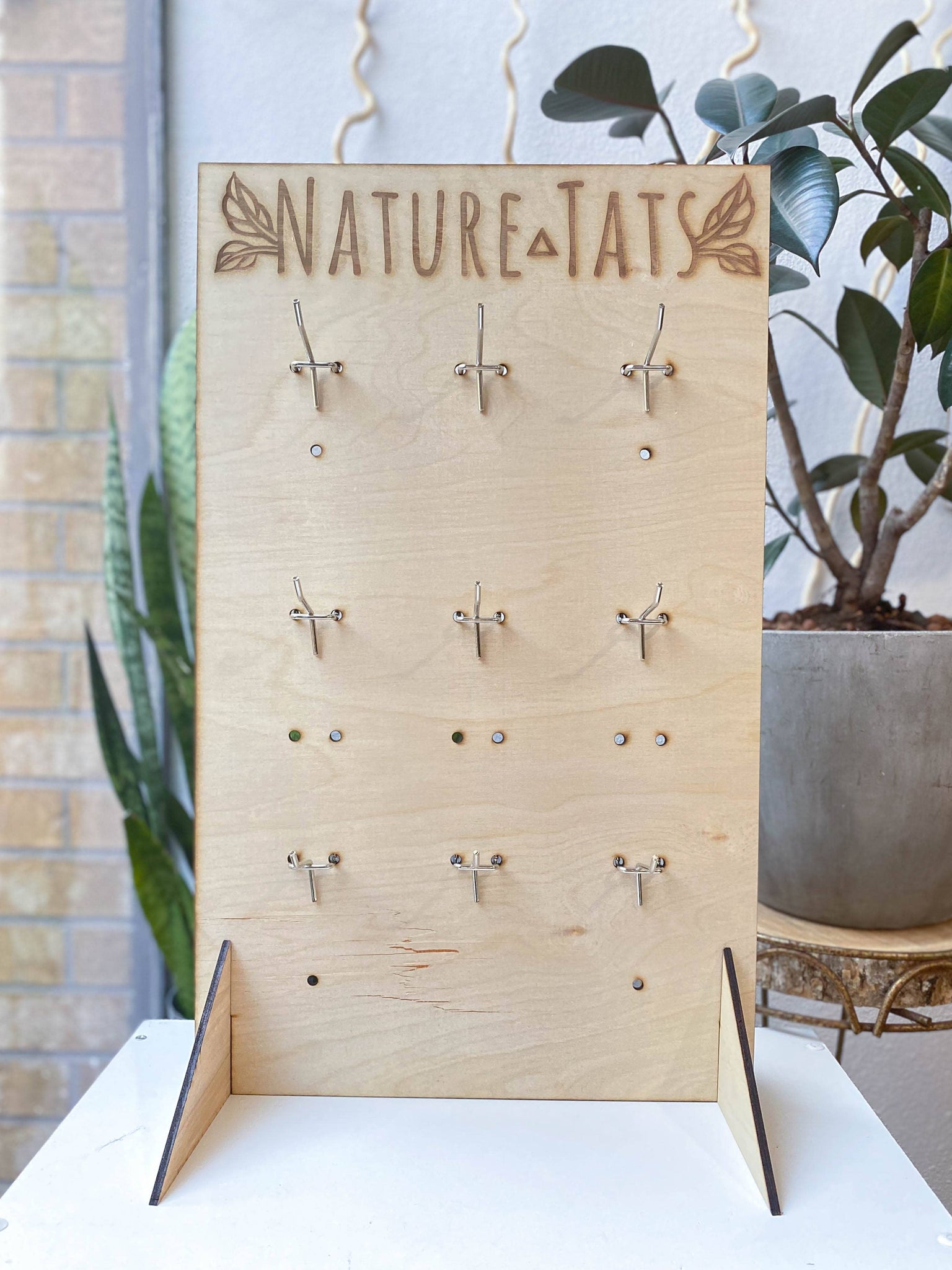 NatureTats - Temporary Tattoo Display Stand - Tall