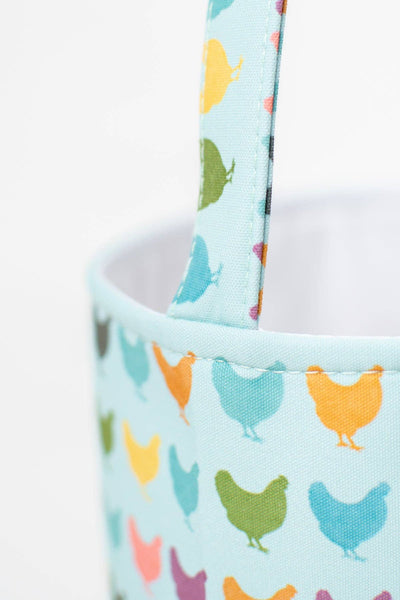 American Farm Company - Colorful Chickens Easter Basket