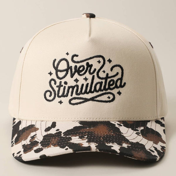 Fashion City - Over Stimulated Embroidered Two-Tone Trucker Hat