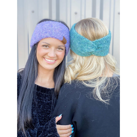 C.C Beanie - Eco-Friendly Shearling Yarn Twisted Women's Fashion Headband
