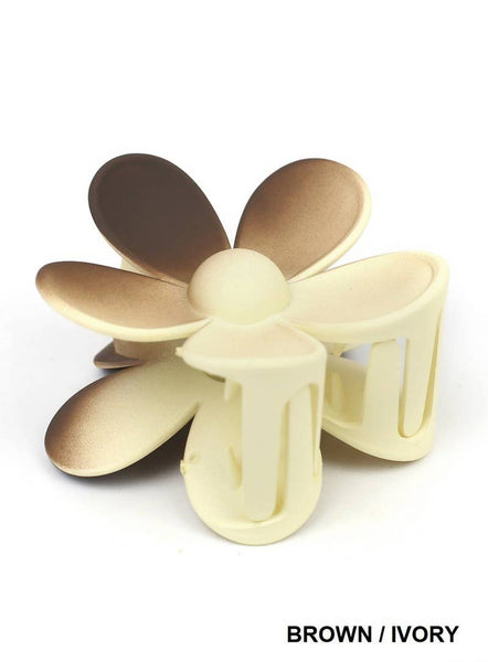 42POPS - ,.._ 42POPS Large Flower Hair Claw Hair Clip: OS / ASH MOCHA-157774