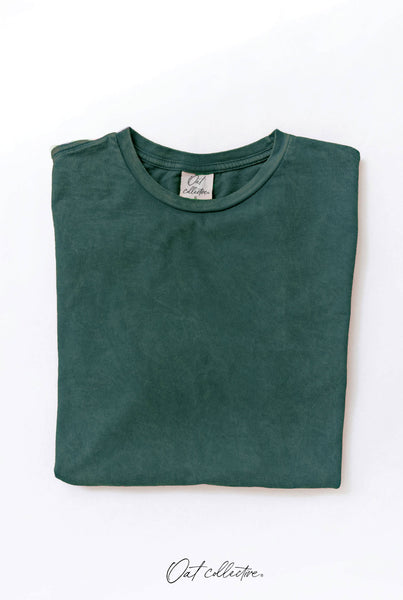 OAT COLLECTIVE - Basic Blank Mineral Washed Graphic Tee