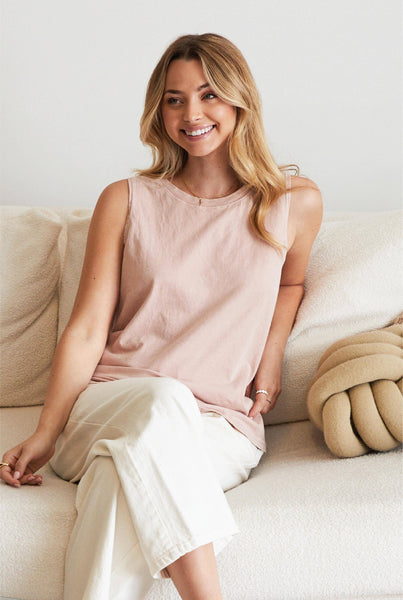 OAT COLLECTIVE - Basic Blank Mineral Graphic Tank Top