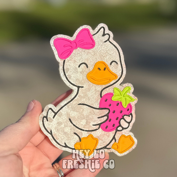 Hey Lo Freshie Co - Strawberry Goose | Car Freshie