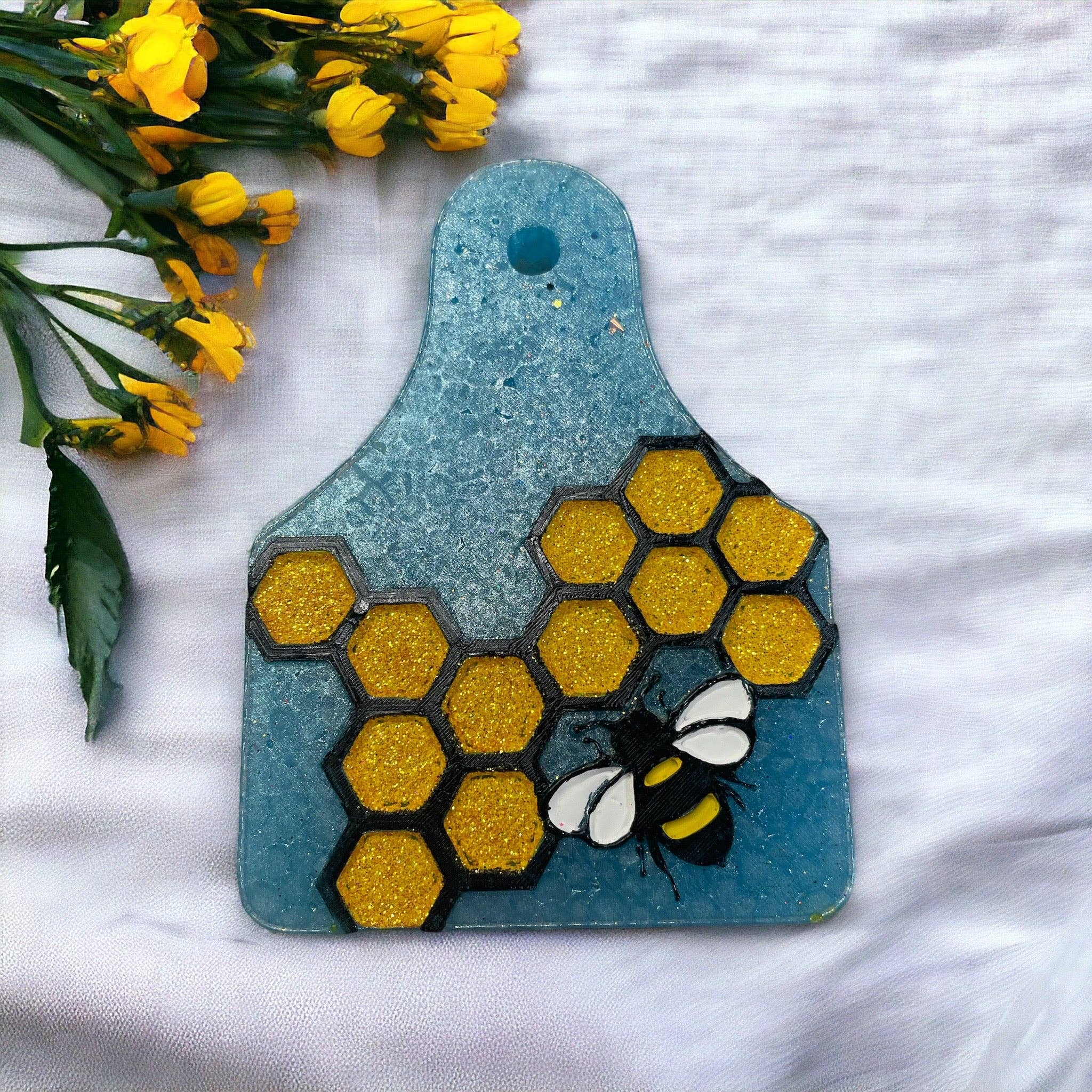 Painted Feather Scents - Bee Ear Tag