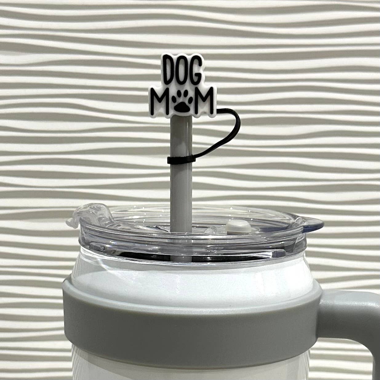 iconic mi - Straw Cover Dog Mom 10mm