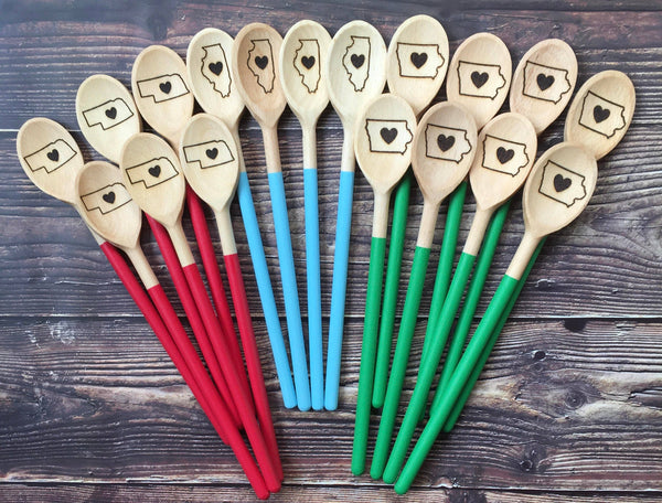 Embellish by Sandra - State Wooden Spoons
