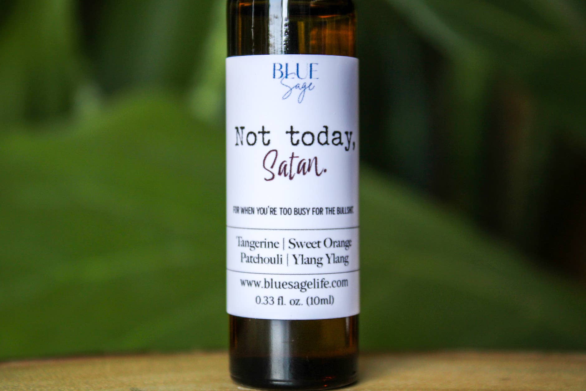 Blue Sage - Not Today Satan | Essential Oil Aromatherapy Roller