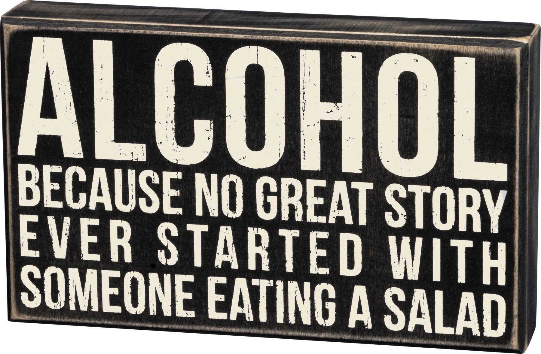 Primitives by Kathy - Alcohol Box Sign