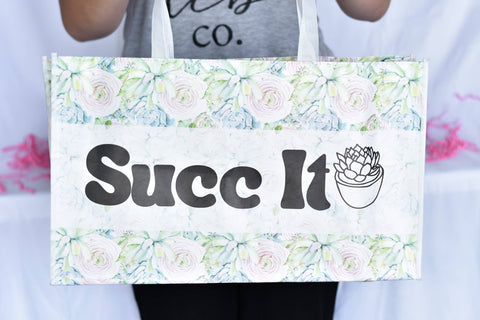 tcbco - Funny Reusable "Succ It" Shopping Bag