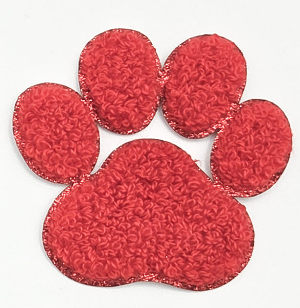 Trendy Transfers - Chenille Paw Print HAT/POCKET Patch