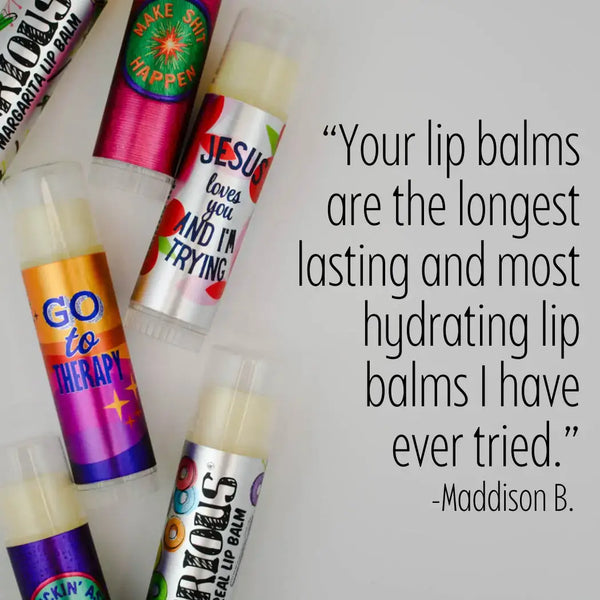 Serious Lip Balm - BIG Natural Lip Balms | Pumpkin Spice | Halloween Lip Balm