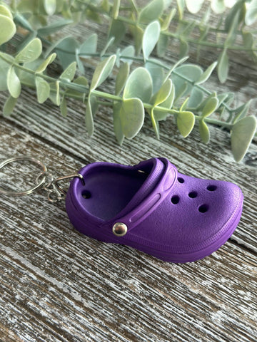 Harris Girls & Co. - Little Lyle Shoe Keychain "Purple"