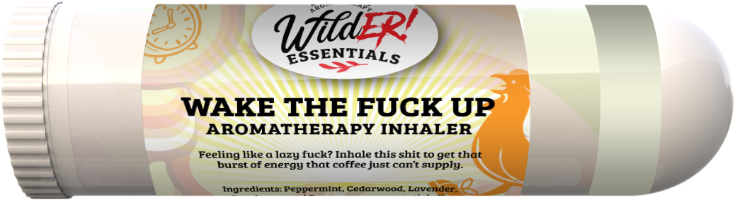 Wild Essentials - Wake The Fuck Up Aromatherapy Inhalers, essential oils