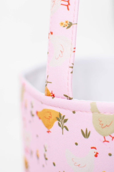 American Farm Company - Pink Cottage Chicken Easter Basket