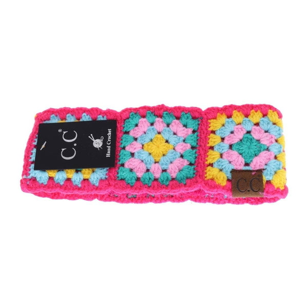 C.C Beanie - Fuzzy Lined Multi-Color Crochet Fashion Headband for Women