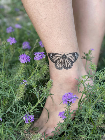 NatureTats - Monarch Butterfly Temporary Tattoo