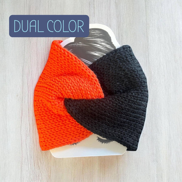The Pawfect Accessory - Tiger Stripe Knit Twist Headband | Cincinnati Team Spirit